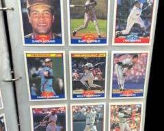 Fantastic Vintage Trading Card Album of 1989 Score Major League Baseball Trading Cards
