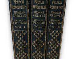 Antique 1902 Hardback Novels; The French revolution : A History in Three Parts By Thomas Carlyl Books
