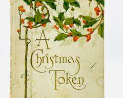 Antique A Christmas Token by Cupples & Leon Company Holiday Poem Book

