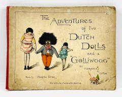 RARE Antique The Adventures Of Two Dutch Dolls And A Golliwogg Pictures By Florence K. Upton Words By Bertha Upton Originally Published 1895
