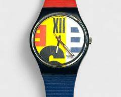 Vintage Swatch Watch Sweden Swiss Patent Water Resistant Watch

