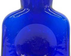 Vintage Blenko Cobalt Blue Hand Blown Art Glass Vase
