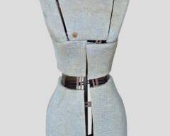 Antique Dress Form on Stand
