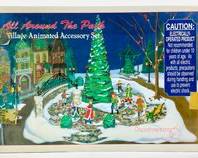Vintage Department 56 All Around The Park Village Animate Accessory Set In Original Box
