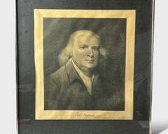 Rob Morris Etching Framed
