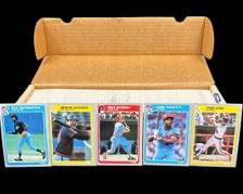Fantastic Vintage Box Set Collection of 1985 Fleer Major League Baseball Trading Cards
