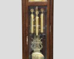 INTERLOCK of Peer, Belgium Vintage Tall Clock Grandfather Clock with Lovely Made in Holland Detailed Moonphase Face
