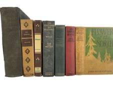Collection of Antique Story Books Including Don Quixote, Shakespeare, Robert Louis Stevenson, H. G. Wells and More!
