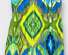 Vintage Alyx Limited Ikat Sleeveless Shift Dress Size 12
