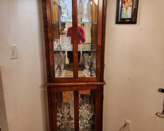 2 curio cabinets for sale!