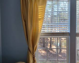 Curtains and swags are for sale. The rods and hardware are NOT for sale.