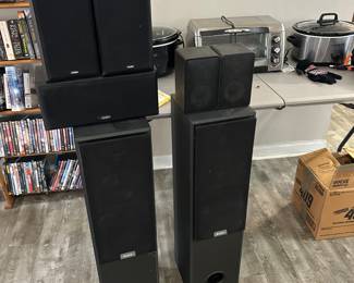 Jensen and Sony speakers 