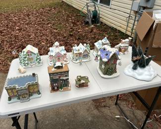 Christmas village houses