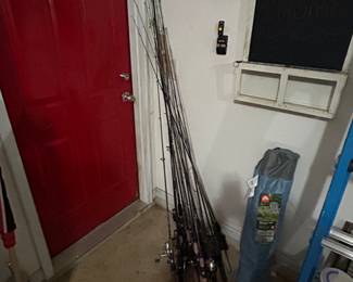Fishing poles 