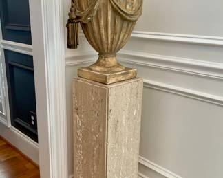 Donna Summers owned this pedestal and urn! Nice Stone piece with a fun history