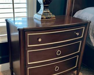 Caracole Bedroom Suite, like new--perfect condition the entire set Chest on Chest, bedside tables and King bed used one time.