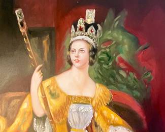 Queen Victoria painting framed beautifully