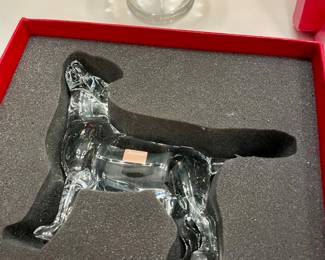 Baccarat Crystal Labrador Dog