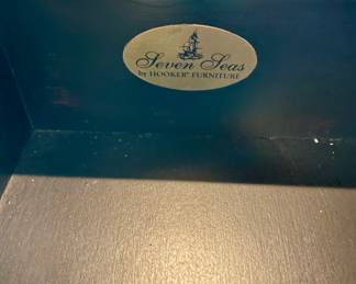 Stunning Seven Seas by Hooker Secretary that conceals flat screen TVs, its a desk as well