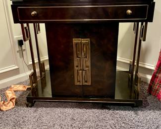 Mastercraft Bar with Burl wood--amazing beautiful