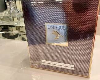Lalique Pour Homme Perfume and Lalique Eagle with Box--