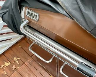 We have a wonderful collection of outdoor furniture, accessories, statues, pots, benches, a Weber grill with copper color steel case, two propane tower heaters and the list goes on and on.