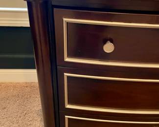 Caracole Bedroom Suite, like new--perfect condition the entire set Chest on Chest, bedside tables and King bed used one time.