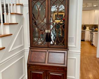 Great Secretary bookcase, with desk and storage--not too large good size