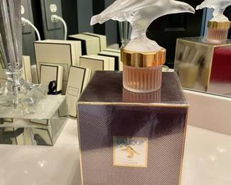 Lalique Pour Homme Perfume and Lalique Eagle with Box--