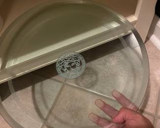 Versace crystal charger