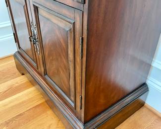 Great Secretary bookcase, with desk and storage--not too large good size