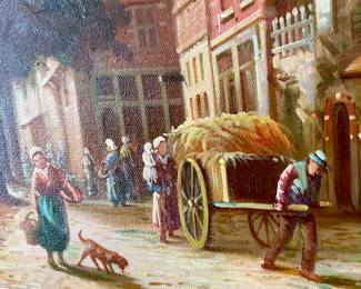 Many pictures and paintings throughout the home all masterfully framed