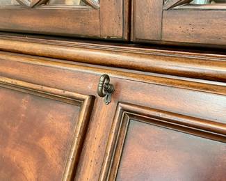 Great Secretary bookcase, with desk and storage--not too large good size