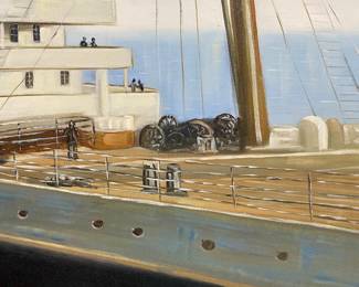 Your own Titanic painting, this is an over mantle painting