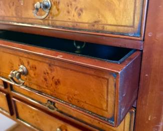 Another amazing small side stand with many drawers all are lined and could be used for jewelry or small unique collectibles