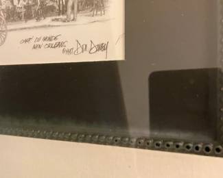 Signed artwork throughout the home