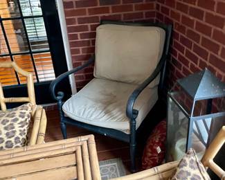 We have a wonderful collection of outdoor furniture, accessories, statues, pots, benches, a Weber grill with copper color steel case, two propane tower heaters and the list goes on and on.