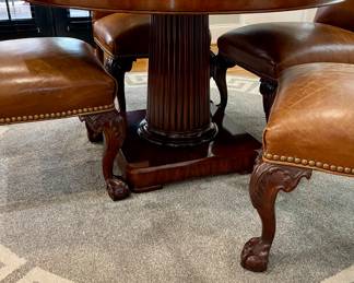 Ralph Lauren Round Table and 6 Ralph Lauren Chairs purchased on the Magnificent Mile in Chicago.