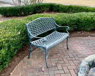 We have a wonderful collection of outdoor furniture, accessories, statues, pots, benches, a Weber grill with copper color steel case, two propane tower heaters and the list goes on and on.
