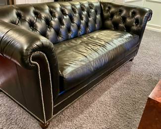 Leather sofa, very comfortable