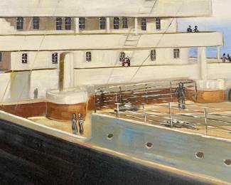 Your own Titanic painting, this is an over mantle painting