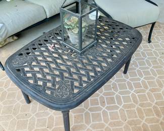 We have a wonderful collection of outdoor furniture, accessories, statues, pots, benches, a Weber grill with copper color steel case, two propane tower heaters and the list goes on and on.