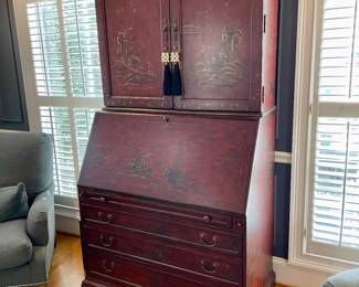 Stunning Seven Seas by Hooker Secretary that conceals flat screen TVs, its a desk as well