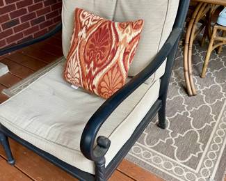 We have a wonderful collection of outdoor furniture, accessories, statues, pots, benches, a Weber grill with copper color steel case, two propane tower heaters and the list goes on and on.