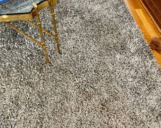 Gray shag carpet, like new