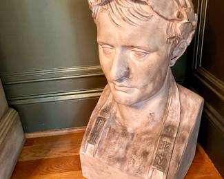 Napoleon as Ceasar Bust Sculpture after Antonio Canova; large size