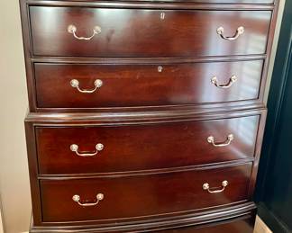Caracole Bedroom Suite, like new--perfect condition the entire set Chest on Chest, bedside tables and King bed used one time.