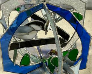 Hanging stained glass