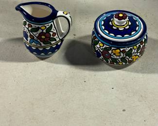 Color Creamer and Sugar