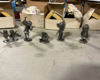Pewter figures
